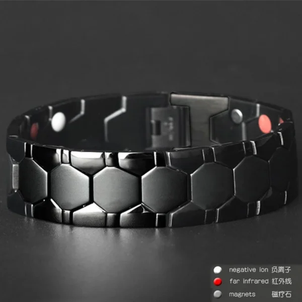 Charm bracelet Health Energy Bangle Arthritis Twisted Magnetic Exquisite Bracelet Male Gift Power Therapy Magnets Men Bracelet - Image 3