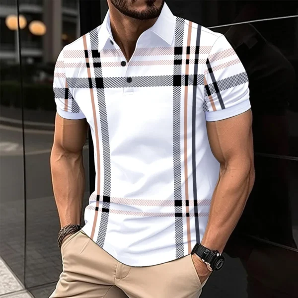 Summer's Best-Selling Men's Striped POLO Shirt, Men's T-Shirt Casual Comfort, Street Style Men's Top, The Perfect Gift For Men - AliExpress 200000343