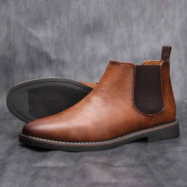 40~46 Men Chelsea Boots Brand Retro Comfortable Fashion Men Boots - AliExpress 322 - Image 3