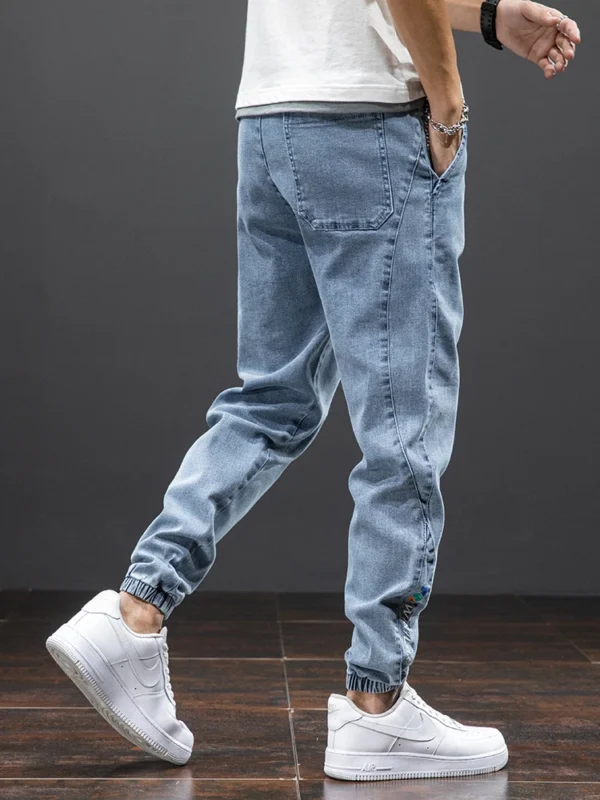 Spring Summer Black Blue Cargo Jeans Men Streetwear Denim Jogger Pants Men Baggy Harem Jean Trousers Plus Size 6XL 7XL 8XL - AliExpress 200000343 - Image 3