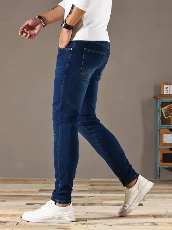 2024 Mens Slim Fit Classic Skinny Jeans Casual Street Style Comfortable Casual Mens Skinny Jeans Male Slim Fit Pencil Denim - AliExpress 200000343 - Image 3