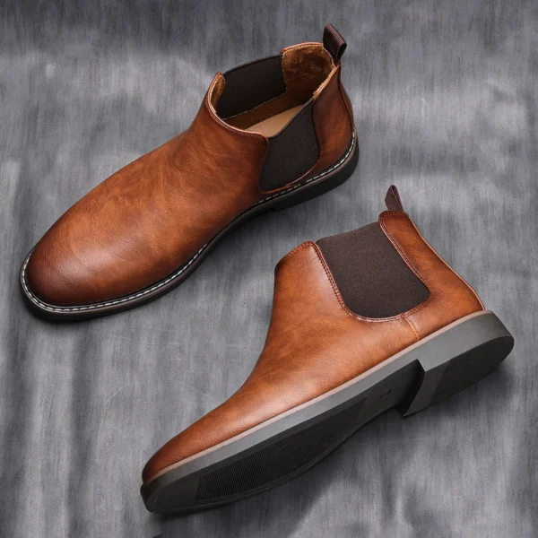 40~46 Men Chelsea Boots Brand Retro Comfortable Fashion Men Boots - AliExpress 322 - Image 4