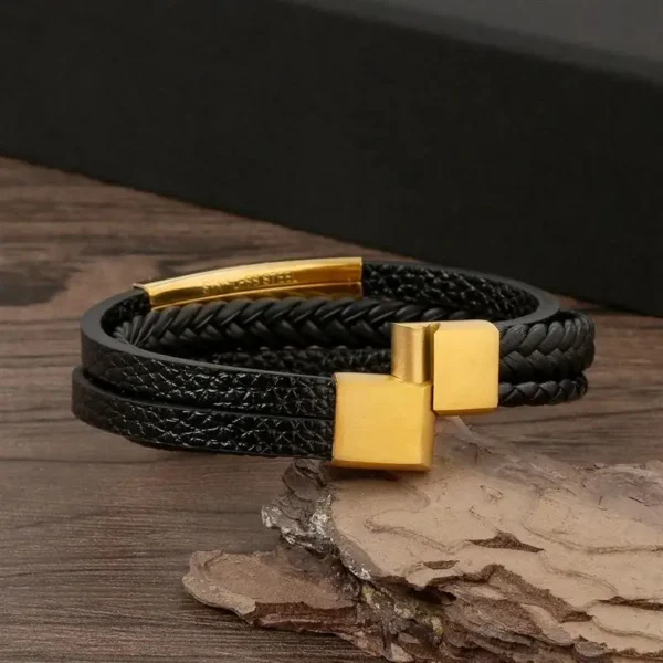 Classic Men's Leather Bracelet New Style Hand-woven Multi-layer Combination Accessory Fashion Man Jewelry Wholesale Dropshipping - AliExpress 36 - Image 6