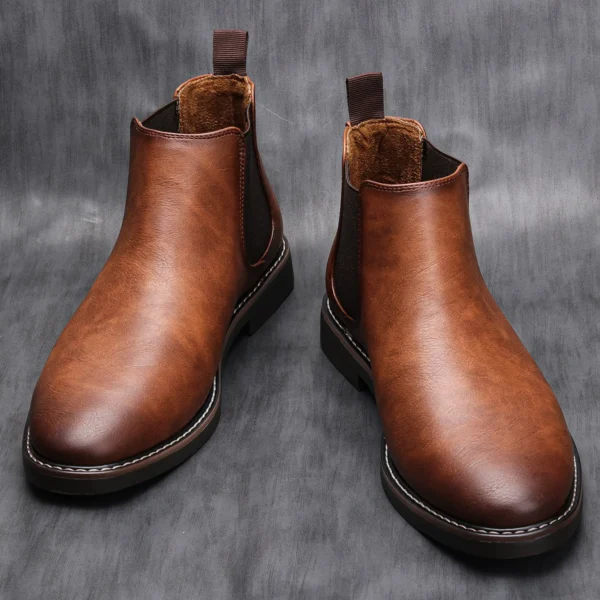 40~46 Men Chelsea Boots Brand Retro Comfortable Fashion Men Boots - AliExpress 322 - Image 2