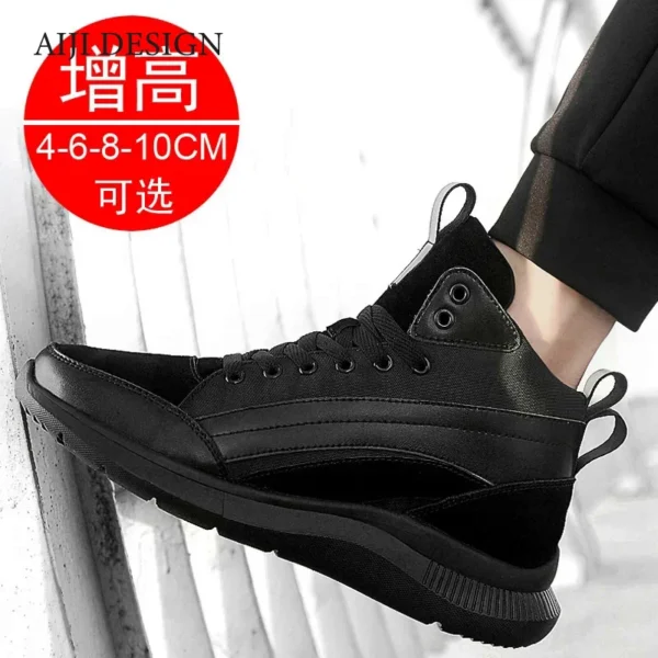 Men Elevator Shoes Hidden Heels Sports Heightening Shoes For Man Increase Insole 10CM 8CM 6CM Optional Height Shoes Men - AliExpress 322 - Image 3