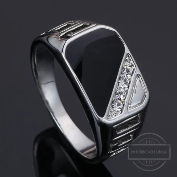 New Metal Glossy Rings for Men Geometric Width Signet Square Finger Punk Style Fashion Ring Jewelry Accessories Whole Sale - AliExpress 36