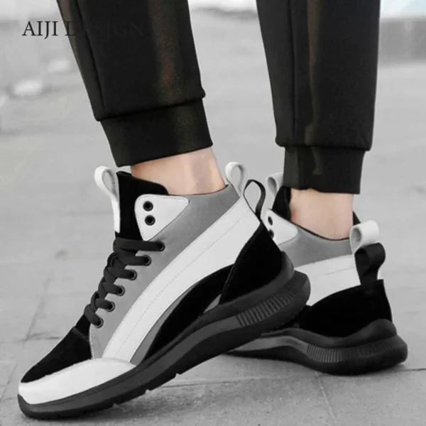 Men Elevator Shoes Hidden Heels Sports Heightening Shoes For Man Increase Insole 10CM 8CM 6CM Optional Height Shoes Men - AliExpress 322 - Image 4