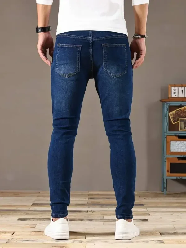 2024 Mens Slim Fit Classic Skinny Jeans Casual Street Style Comfortable Casual Mens Skinny Jeans Male Slim Fit Pencil Denim - AliExpress 200000343 - Image 5